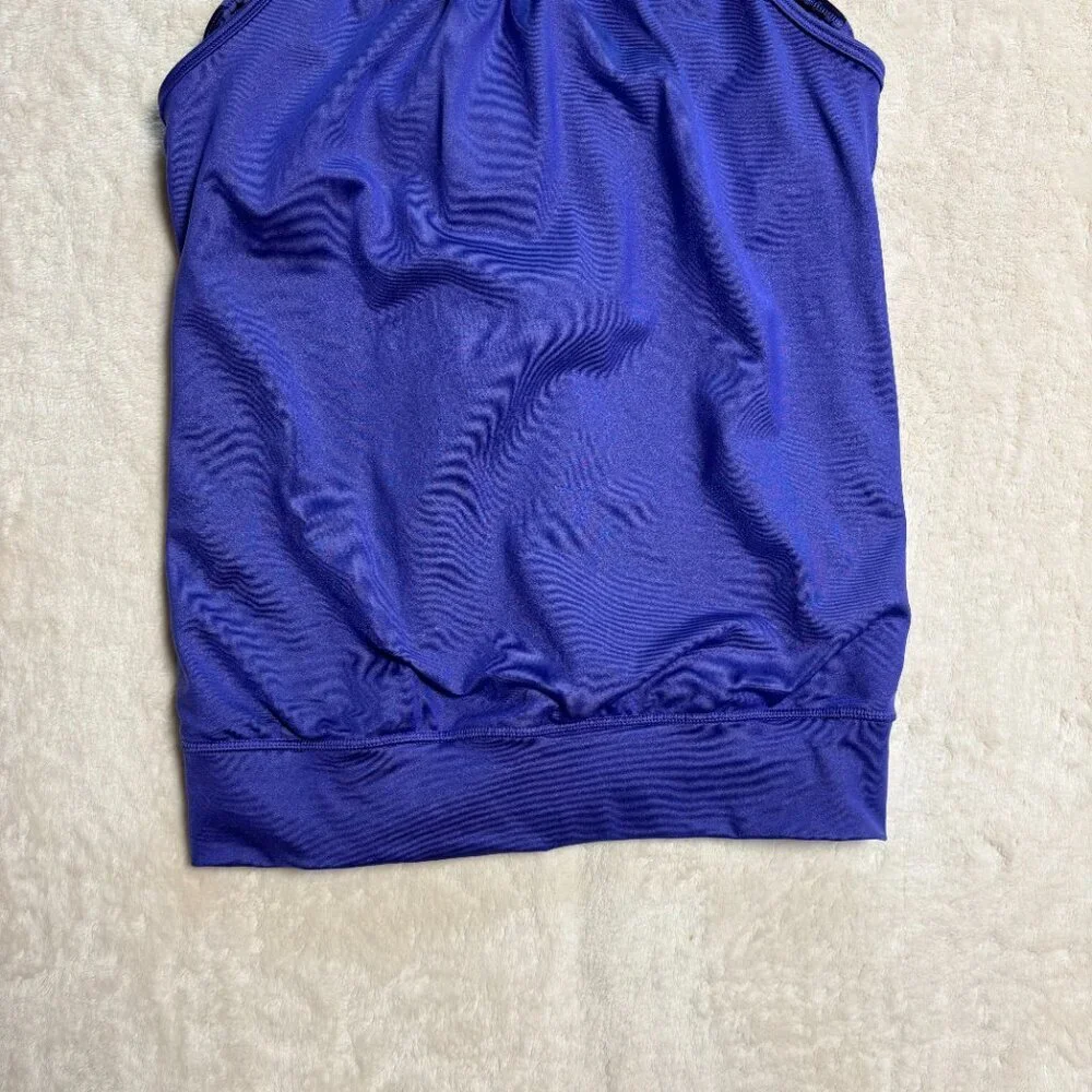 Ivivva Girls Double Dutch Racerback Tank Top Sz 14 Purple Built in bra Lululemon